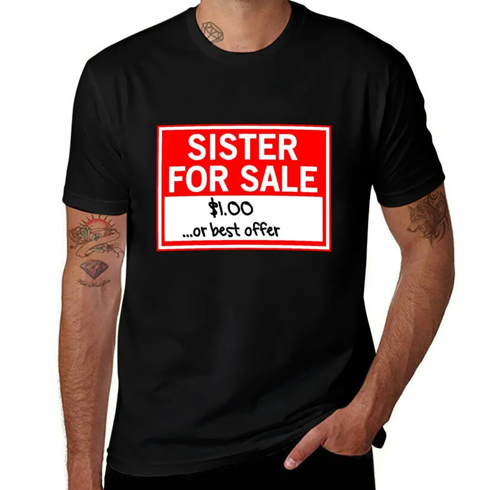 Sister for Sale. $1.00 or best offer T-Shirt Outdoor Sports Short Sleeve Top T-Shirt