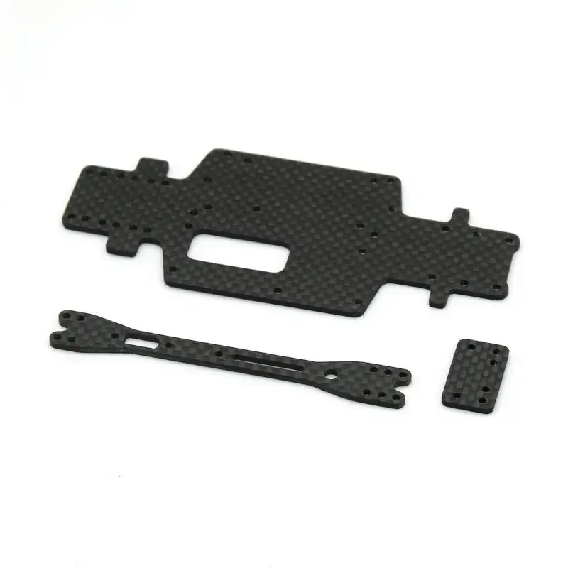 WLtoys 1/28 284131 K969 K979 K989 K999 P929 P939 RC Car Parts Metal Upgrade Modification Motor Mount Carbon Fiber Floor