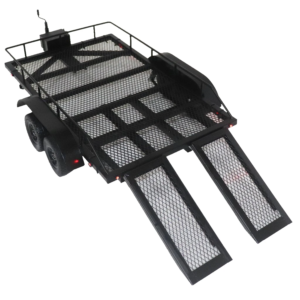 

1/10 Remote Control Rock Crawler Car Heavy Duty Trailer for D90