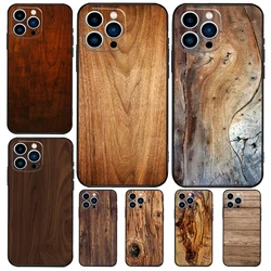 Oak Wood Texture Pattern Case For Apple iPhone 12 13 Mini 11 14 15 16 Pro Max Plus X XR XS Max Coque