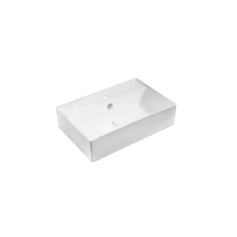 for La52 Countertop Wash Basin 59.5x40cm Modern Country Style Bathroom Sink Porcelain Marble Stone Suitable for Hotels