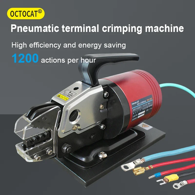 Crimping Tool Pneumatic Wire Terminal Crimping Machine Pliers Cable Electrical Splice Crimp Connector Equipment Auto Wiring