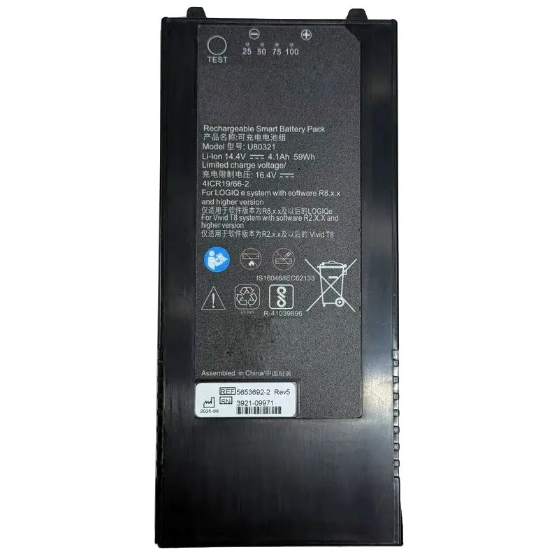 

U80321 Replacement Battery Compatible with GE 5451284 LOGIQ e U80321-3R01 5451284-2 Medical Equipment
