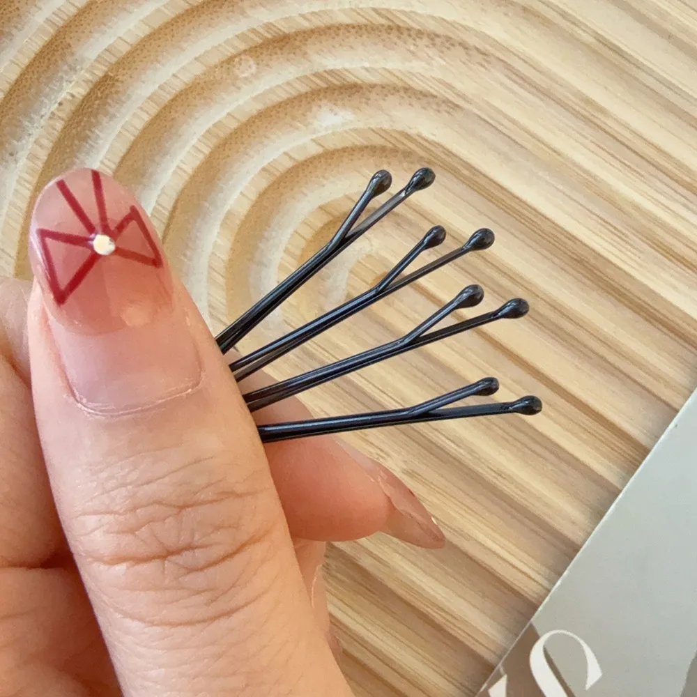 Afbeelding 5: 50-200 Stuks Zwart Haar Clips U-vormige Bobby Pins Onzichtbare Haar Grip Metalen Haarspelden Voor Vrouwen Meisjes Kids haar Styling Haarspeldjes