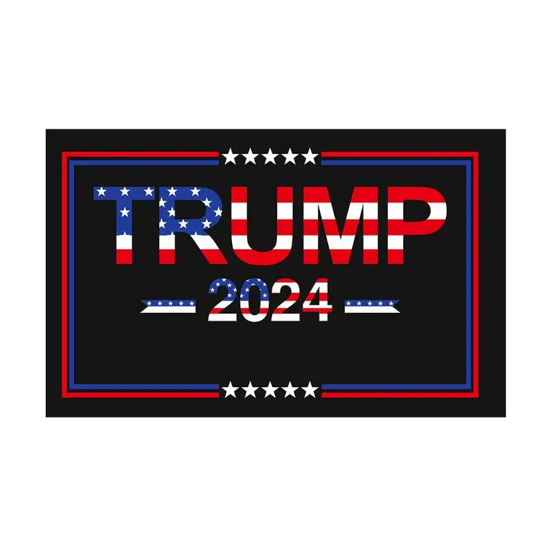 2024 Campaign Flag Outdoor Background Banner Campaign Banners Weather & Fade Resistant Background Banner Yard Signs 2024 Flags