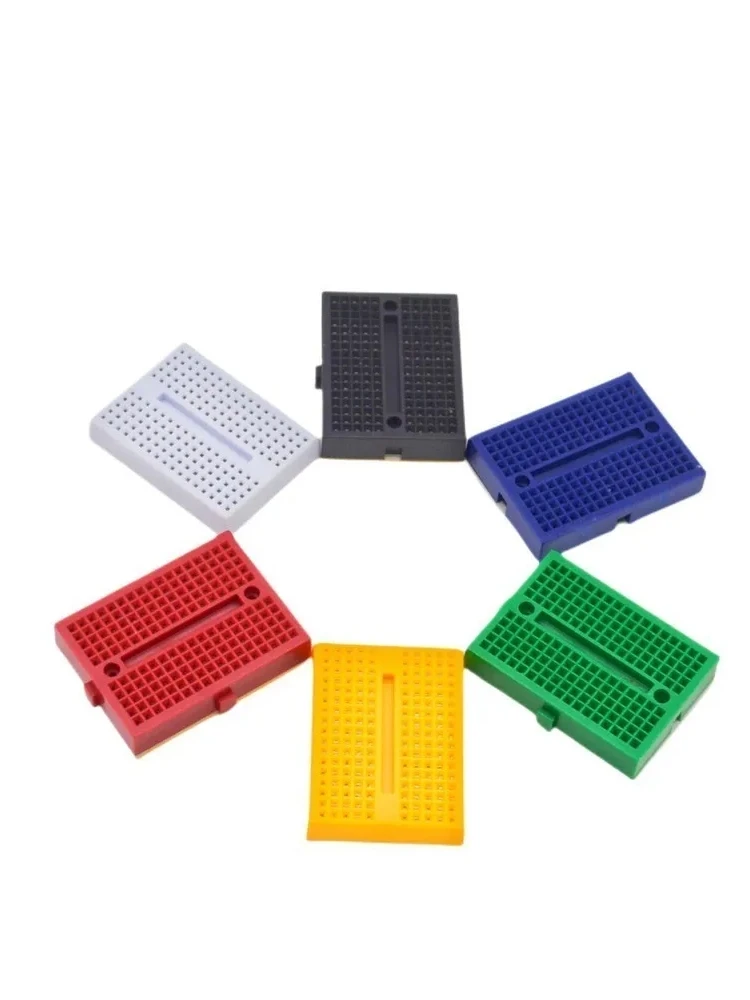 6-teiliges Mini-Breadboard-Set mit 170 Verbindungspunkten, lötfrei, SYB-170 Prototyp, PCB-Breadboard für Arduino, Raspberry Pi