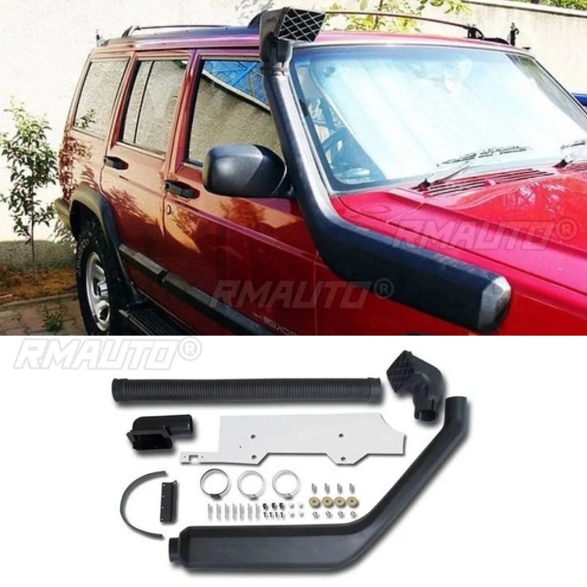 Car Snorkel Kit Air Intake Wading Hose for Jeep 2500 Cherokee Jeep 213 Front Side Snorkel Desert Intake Duct Car Accessories