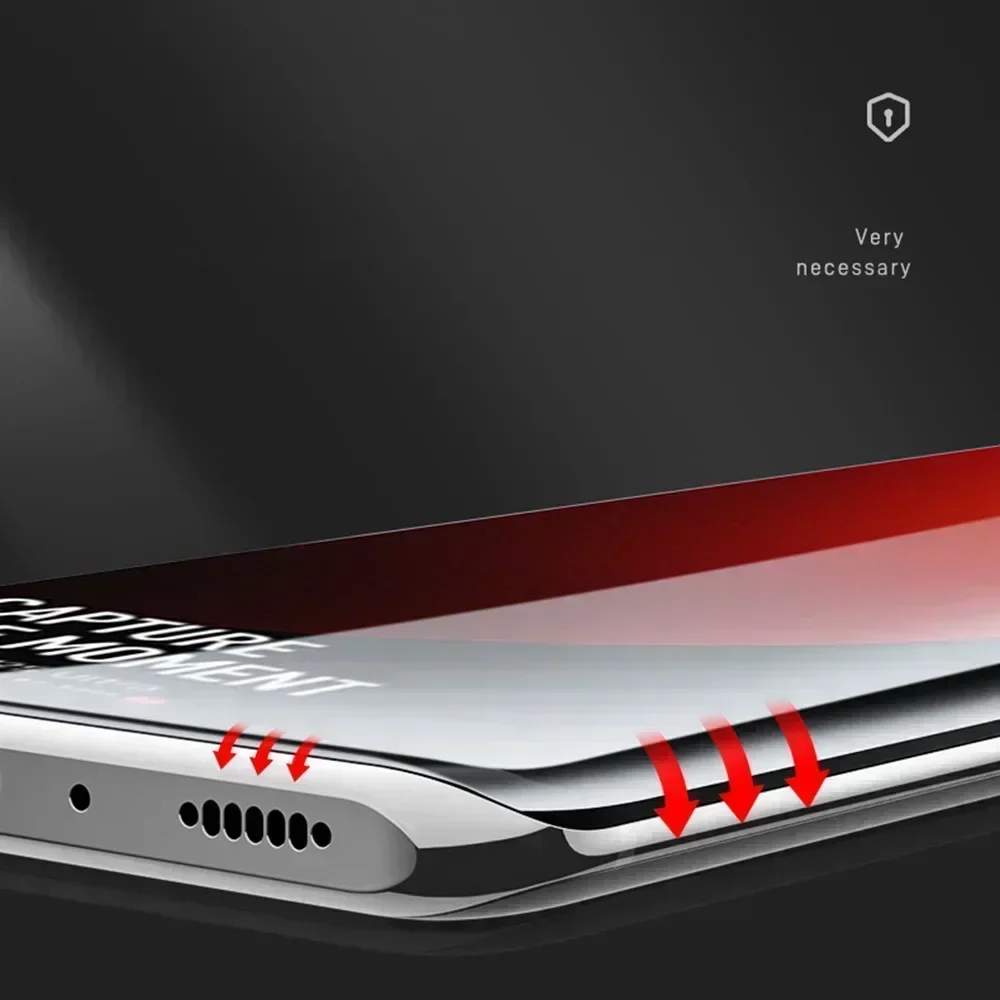 Protetor De Tela De Vidro Temperado Para Oneplus, Filme De Câmera Macia, Ourela Curvo, 12R, 12, Ace3, 9D, Venda