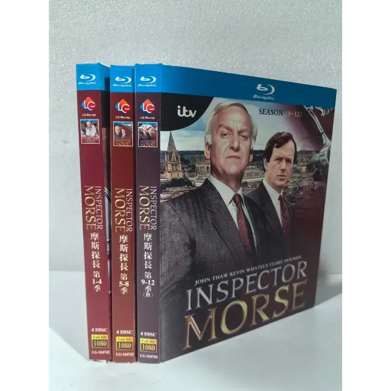 Inspector Morse Complete Blu-ray Disc Set 12 Seasons High Definition 1080P Image Quality