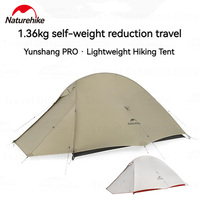 Naturehike Cloud Up Pro Camping Tent ultralright 2 People 3 Season Tent 20D net Portable Outdoor Travel Hiking Tent With Mat