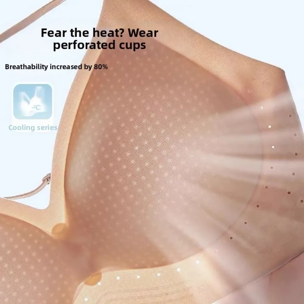 Deep V Invisible Push Up Bra Shockproof Support Backless Halter Bra Breathable Underwear for Women Low U Back Bra Woman