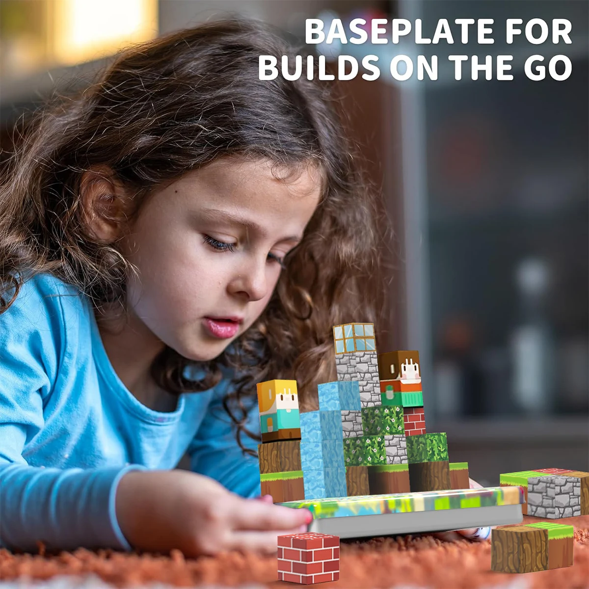 Magnetic Building Blocks Constrution Sets Forest World，STEM Learning Building Blocks Toys For Kids，Gifts Fun Stress Relief Toys