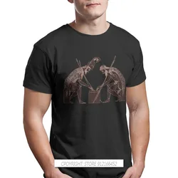 Men Greek Mythology Ares Ancient Folklore Fashion T-Shirt Achilles And Dice Pure Cotton Graphic Tops