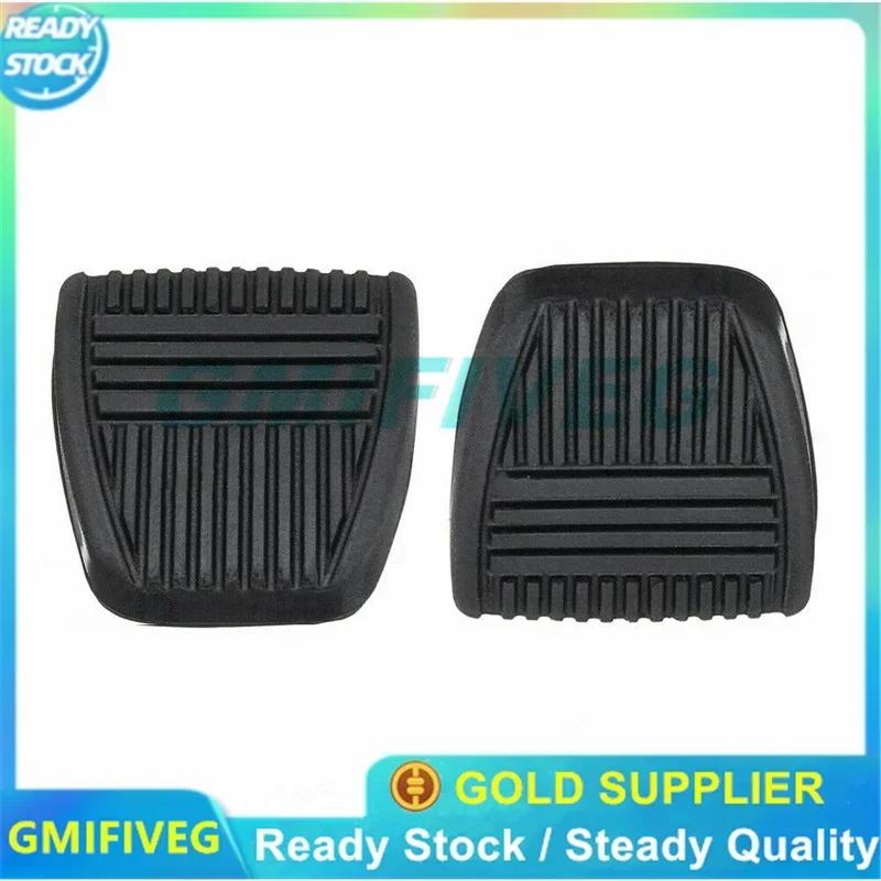 2Pcs 31321-14020 31321-14010 New Brake Clutch Pedal Pad Rubber Cover Set For Toyota 4Runner Camry Celica Land Cruiser Paseo RAV4