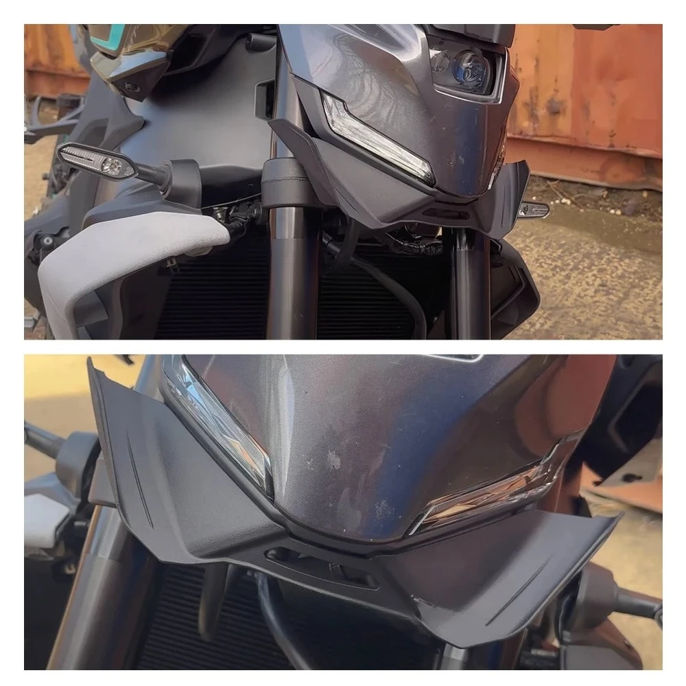 Per YAMAHA MT-09 MT09 MT 09 SP 2024 2025 Gen 4 Moto Sport Downforce Nuda Forntal Spoiler Aerodinamico Ala Deflettore