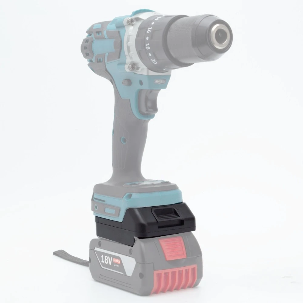 

Адаптер для аккумуляторов 18В: преобразует литиевые аккумуляторы BOSCH/Makita в литий-ионные аккумуляторы 18В для инструментов BOSCH/Makita (без инструментов и аккумулятора)