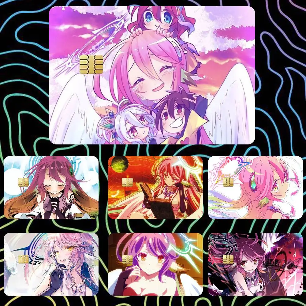 NGNL Jibril No Game No Life - Adhesivo para Tarjetas de Crédito y Débito, Resistente al Agua