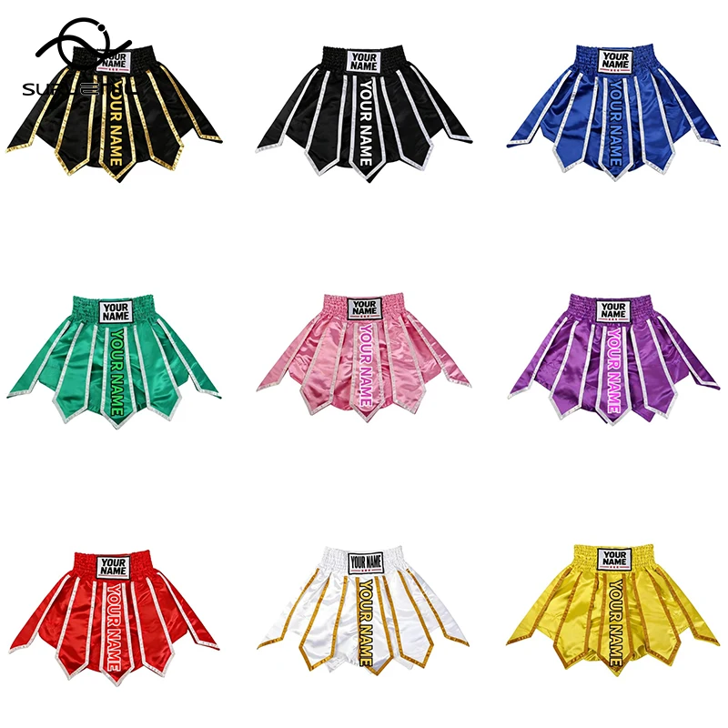 Custom Gladiator Muay Thai Boxing Shorts Professional Kickboxing Shorts Gym Martial Arts MMA BJJ Sparring Wrestling Fight Pants