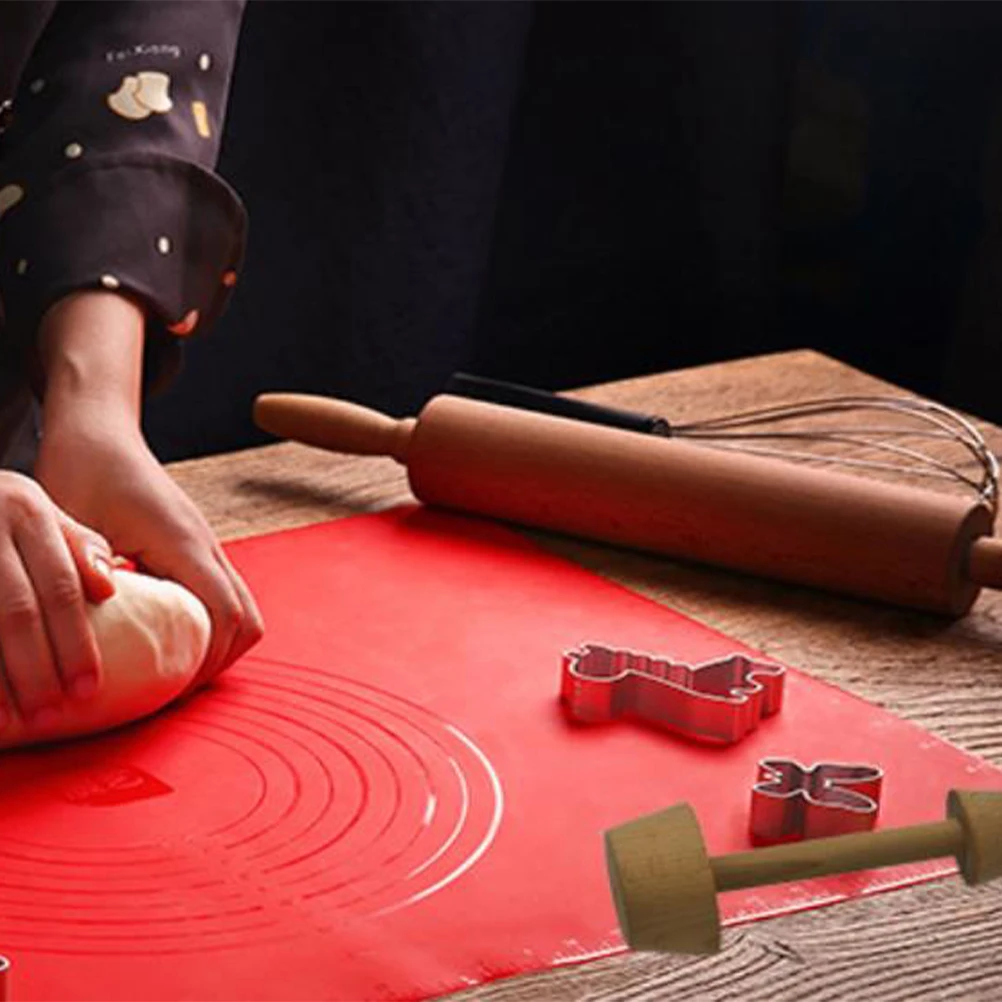 

Egg Tart Mold Wooden Pastry Tamper Double Ended Baking Tool For Diy Fruit Pecan Tart Non-Stick Smooth Handle Kitchenware