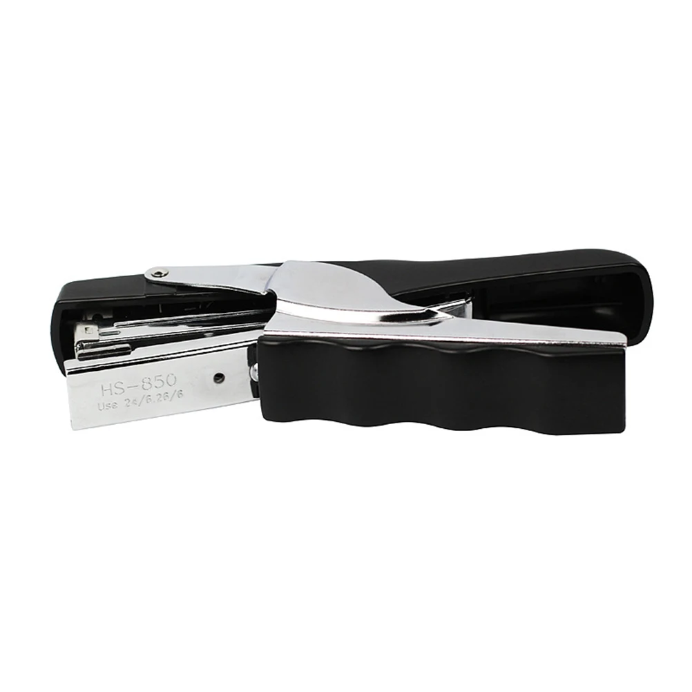 Heavy Duty Plier Stapler Effort Saving Hand Grip Thick Metal Book Sewer Office School Warehouse Use No Jam Technology Easy