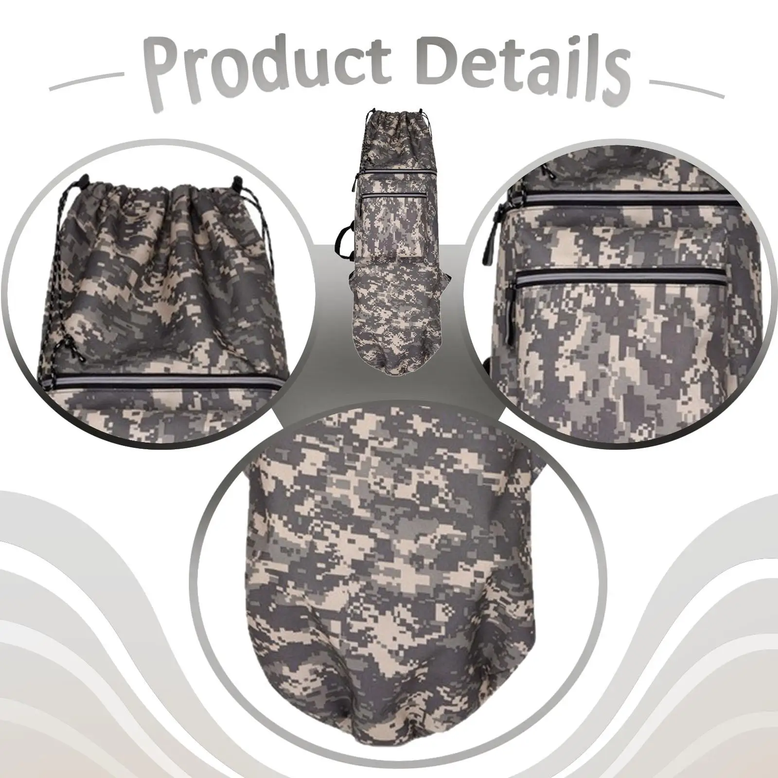 

Durable Oxford Skateboard Bag Storage Backpack Adjustable Strap for Mini Boards Yoga Mats Outdoor