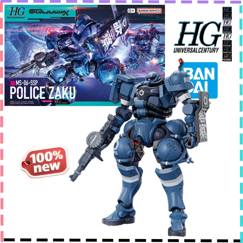 

В наличии Bandai оригинальный Gundam HG 1/144 военная полиция Zhagu сборная модель коллекционные праздничные подарки украшения украшения игрушки