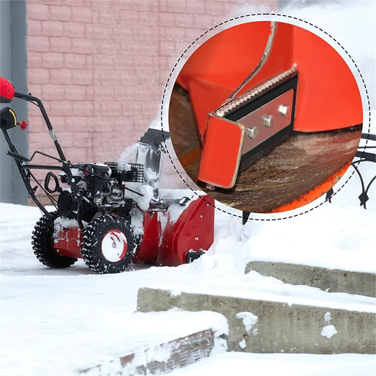 Новое поступление, комплект модификации крыльчатки снегоочистителя - 1/4 дюйма, универсальный, с 3 лезвиями, для модификации 2-ступенчатой машины