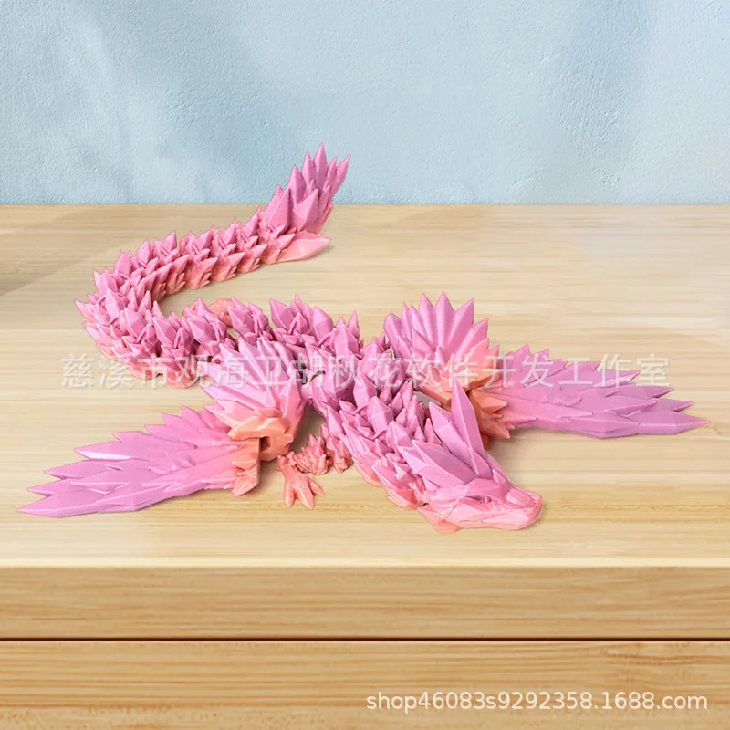 

Crystal Dragon Miniatures Originality Mythic Dragon Model Wings Figurines Children Aesthetic Room Home Decoration Estatua FYFM