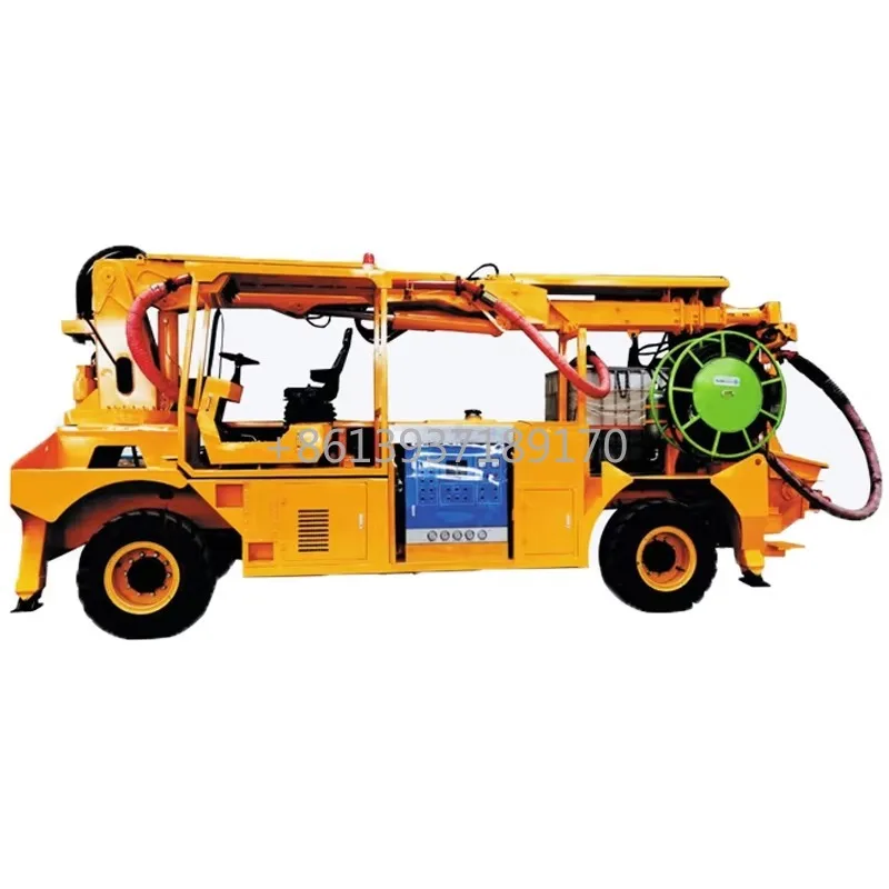 Mobile Wet Shotcrete Machine Concrete Spraying Truck
