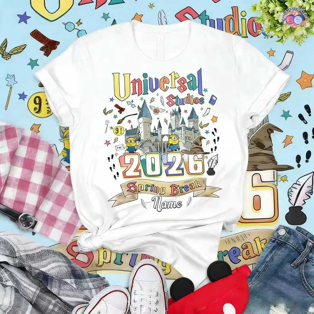 

Летняя футболка 2026 года с принтом в стиле Дисней для мужчин и женщин, 100% чистый хлопок, с коротким рукавом, повседневная, свободная и дышащая.