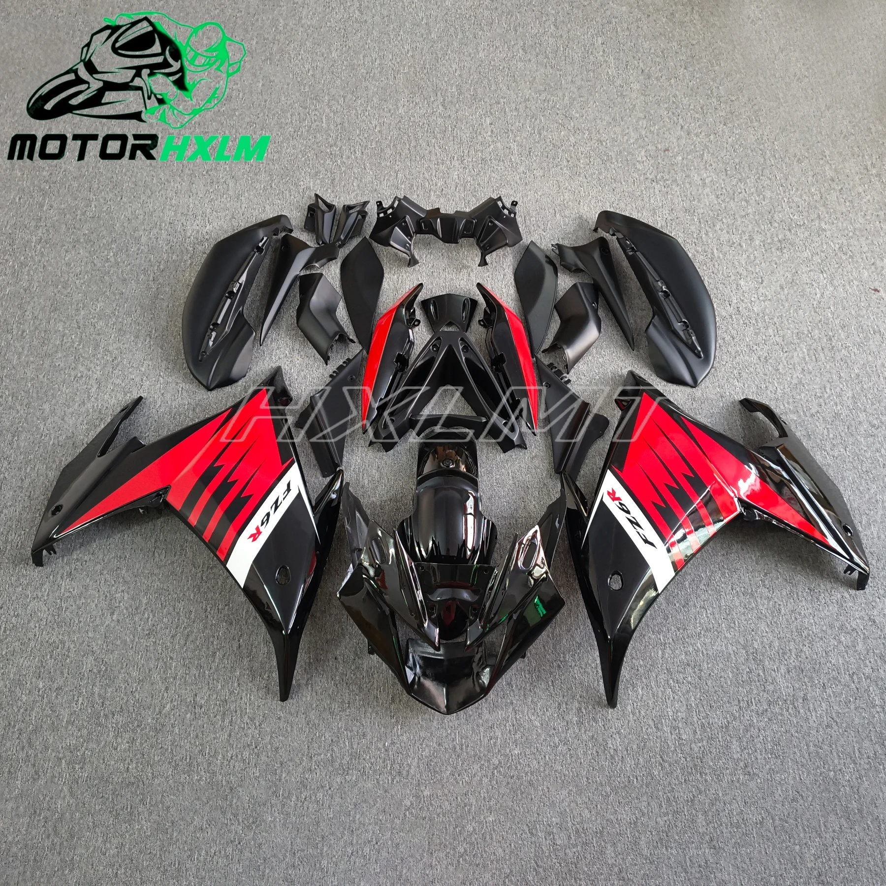 

Комплект обтекателей для мотоцикла YAMAHA FZ-6R FZ 6R FZ6R, красно-белый, 2009-2011 гг.