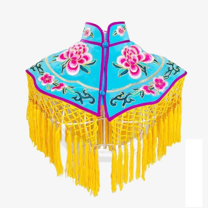 Chinese Opera Cloud Shoulder Shawl, Opera Drama, Yangge Dress, Palace Costume Accessories, Ancient Henan, Huadan Costume