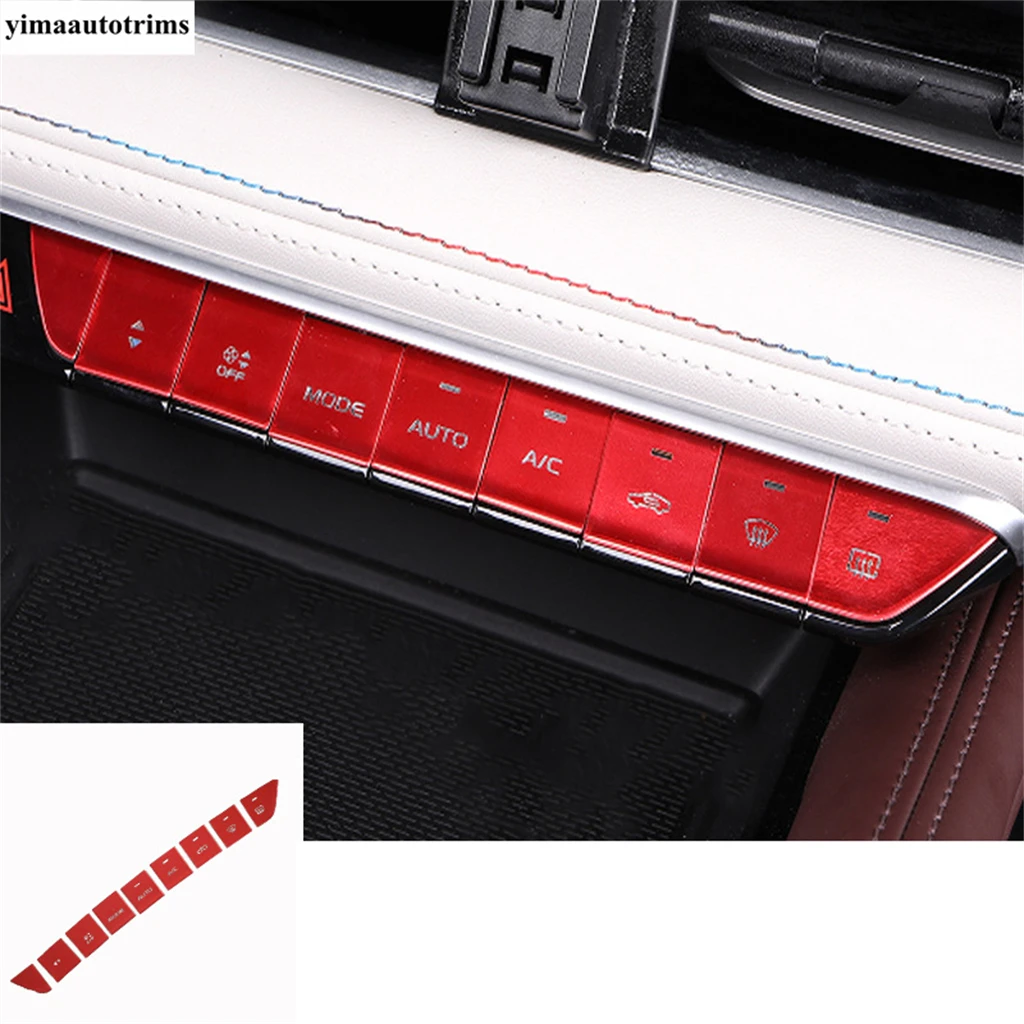 

Central Control Air AC Conditioning Auto Mode Switch Button Sequins Cover Trim Accessories For Renault Grand Koleos 2024 2025