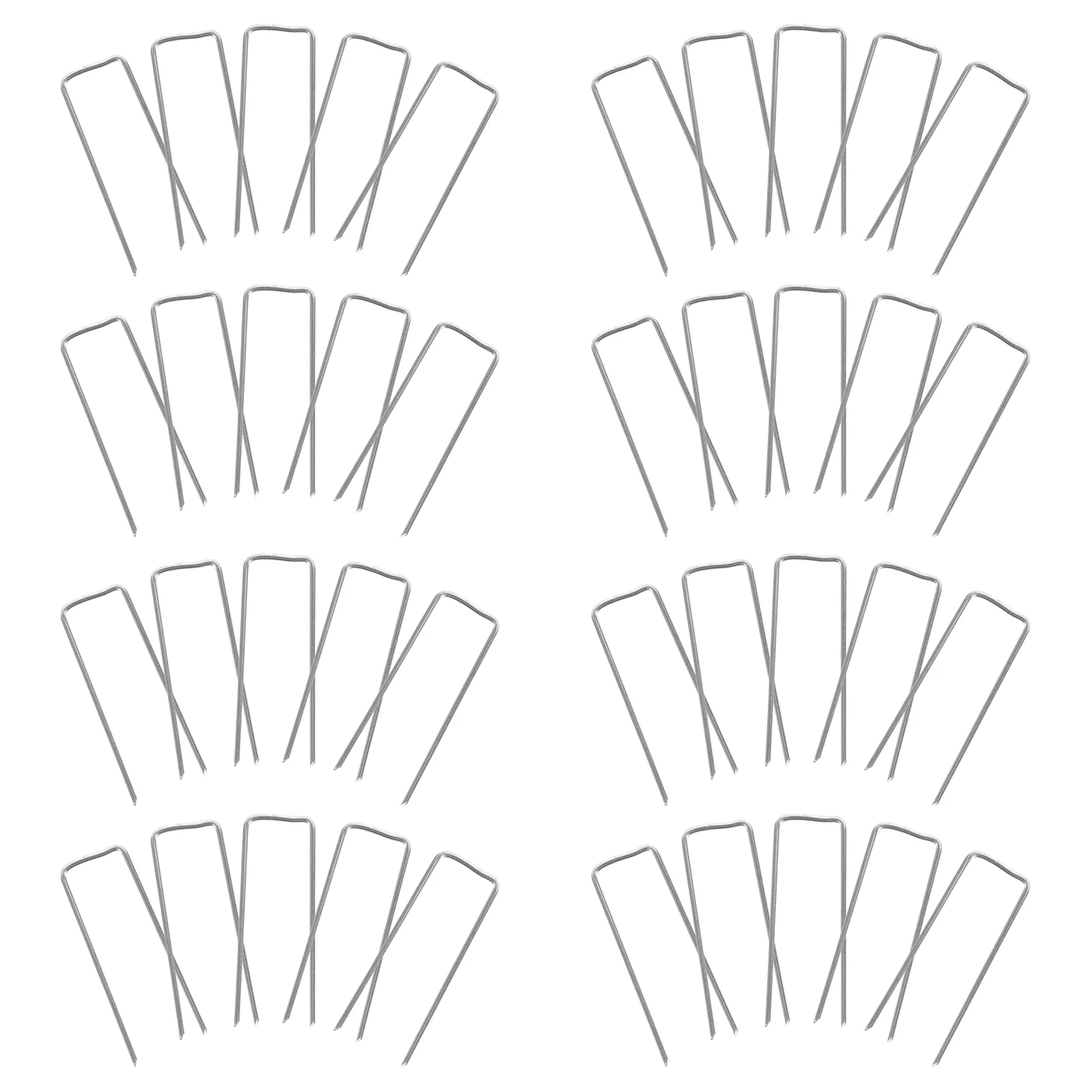 100 Pcs Floral Arrangement Pins Flower Tools Fixing for Plant Staple Gardening Alloy Zinc Professional