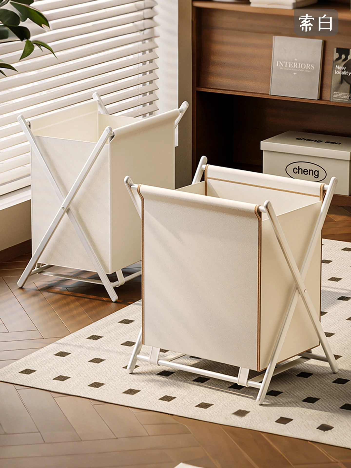 

Home Use Staing Dir Clothes Basket High Value Aesthetic Batoom Laundry Hamper Retro American Sle Storage Wier Basket