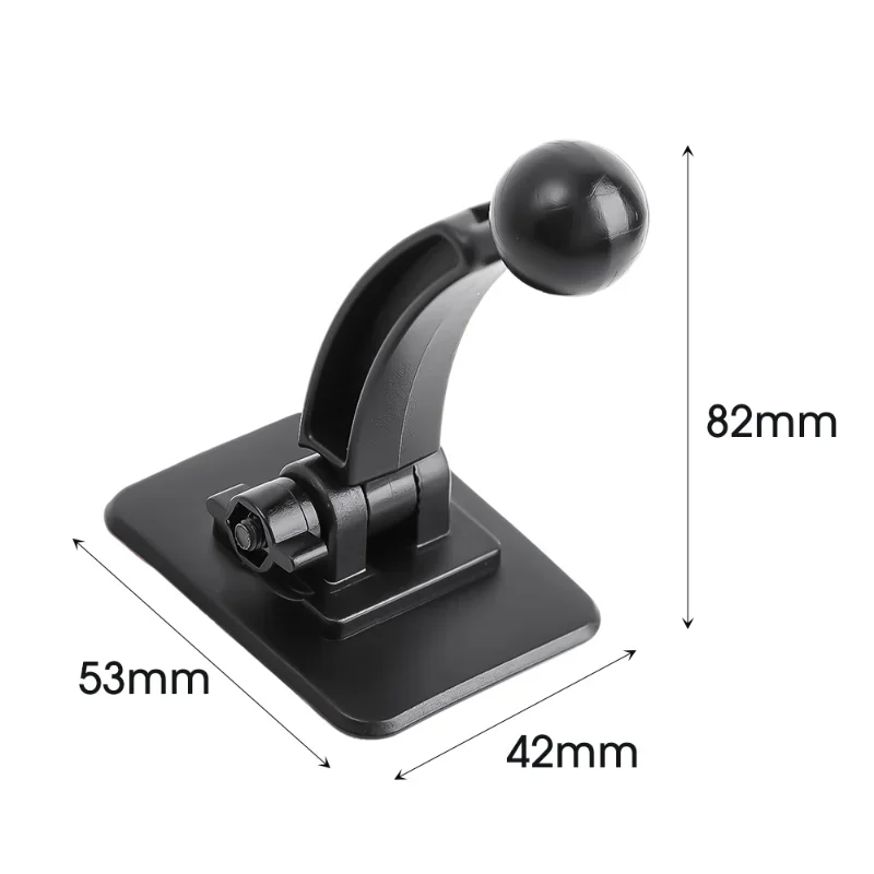 Universal Car Phone Holder 17mm Ball Head Base 180 Degree Rotation Dashboard Mount Bracket for IPhone16 15 Xiaomi Samsung