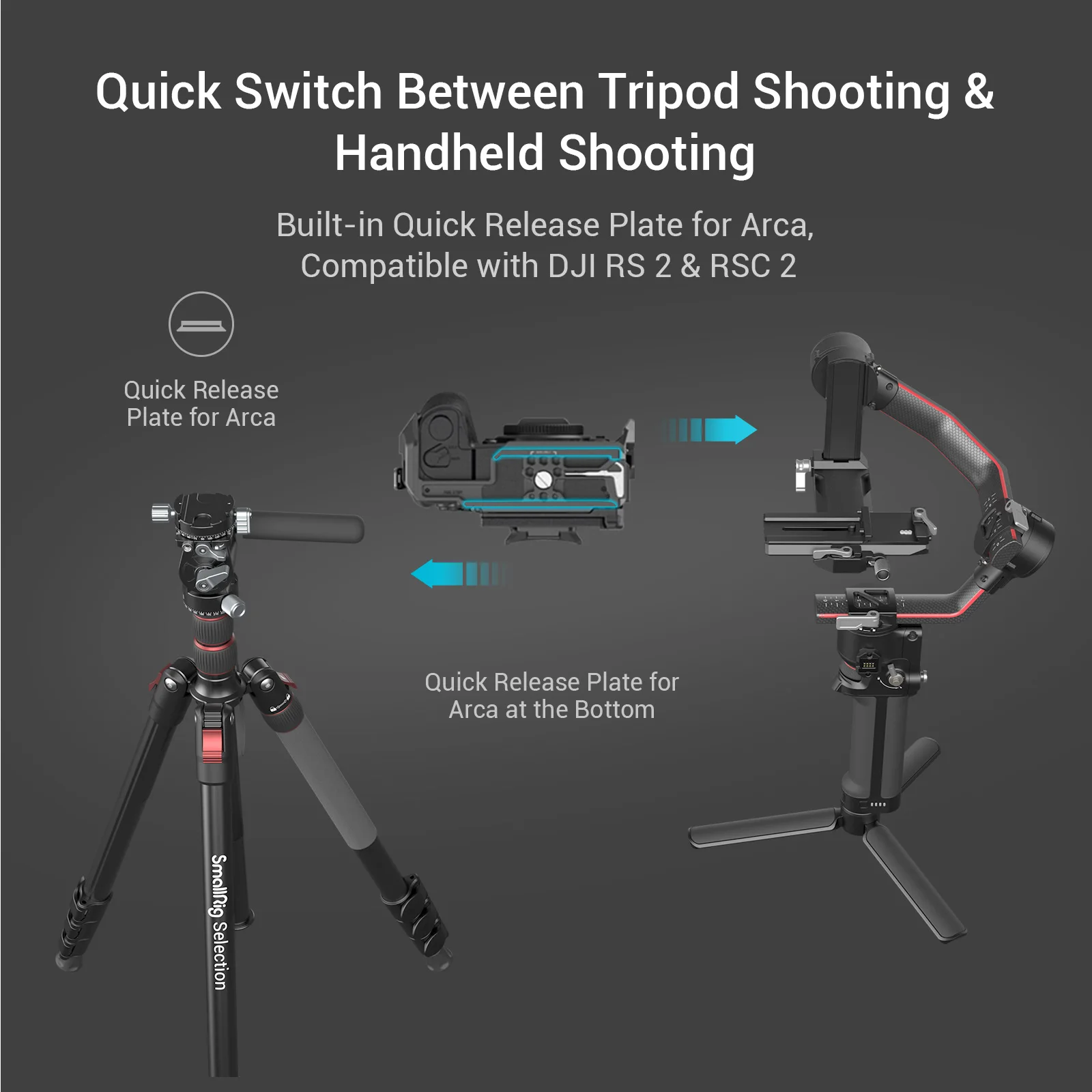 SmallRig-jaula de cámara completa para Panasonic LUMIX GH6, con zapata fría, 1/4 ''-20 orificio roscado para MANGO, Monitor de micrófono 3784/3785