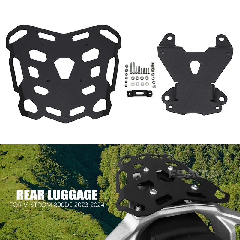 

2024 Rear Luggage Rack Top Case Bracket Cargo Rack Fit For Suzuki V-Strom 800 DE 2023 V-Strom 800DE Motorcycle Accessories