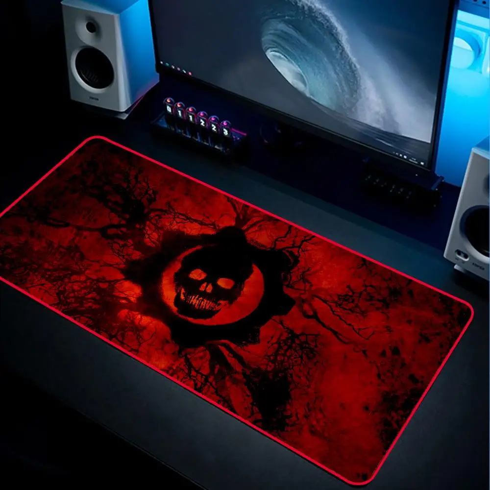 Cool G-Gears Of War Mouse Pad 90x40cm Colorful Lock Edge Pure Natural Rubber Desktop Anti slip Large Mouse Pad