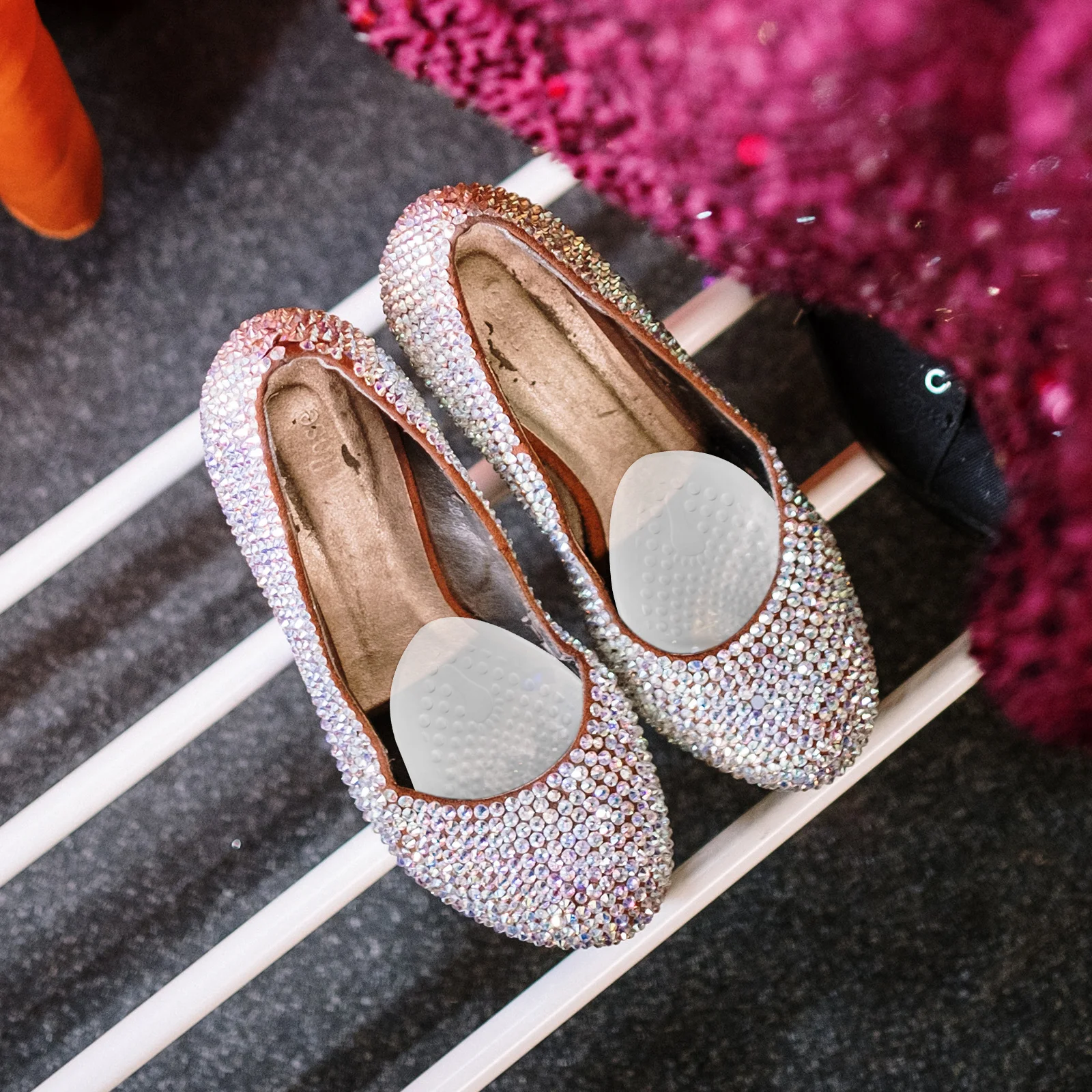 

2 Pairs Metatarsal Pads for Women High Heel Insole Shoe Insoles Foot Floor Mat Forefoot Heels