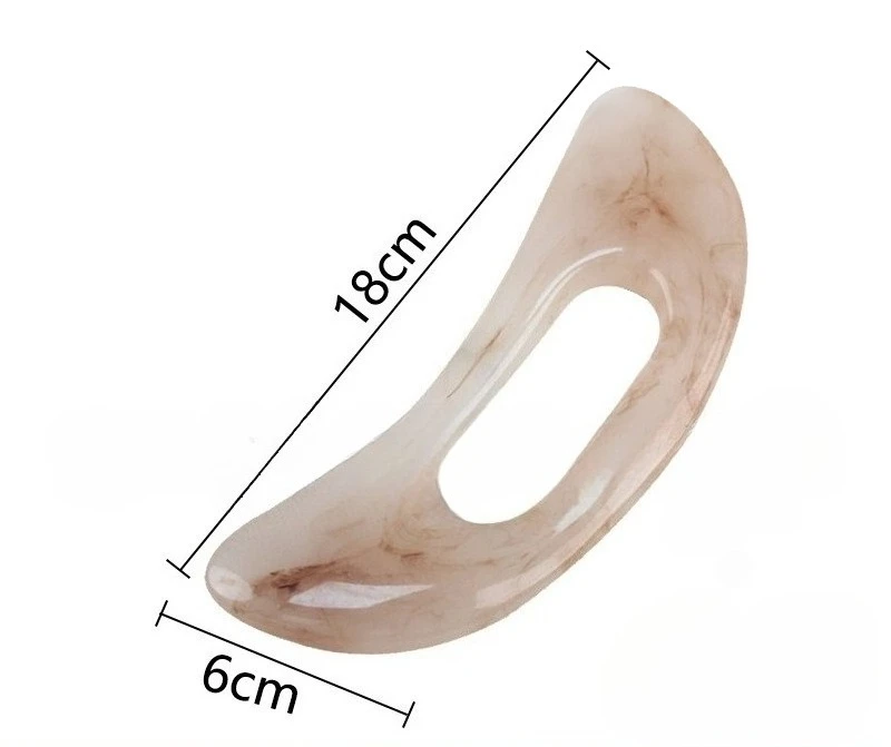 Gua Sha-Werkzeug für den Körper aus Kunstharz: 2-in-1-Gua-Sha-Brett und myofasziales Messer, perfekt zum Abnehmen, Massage und Physiotherapie