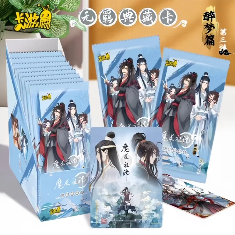 

Hot Kayou Genuine Mo Dao Zu Shi Drunk Dreams Signature Card Wei Wuxian Lan Wangji Collection Игровая карта для детей Праздничный подарок Игрушка