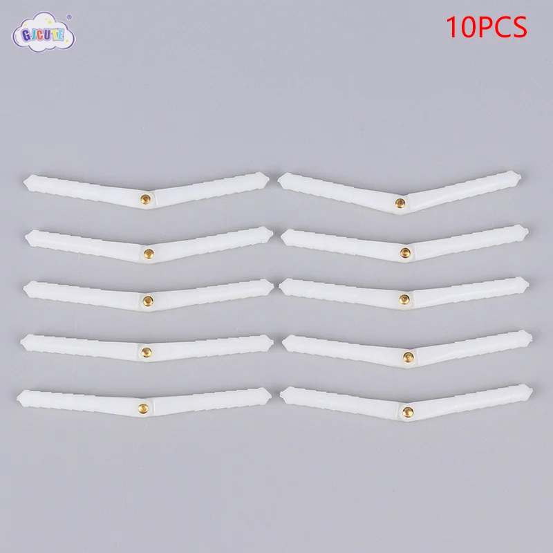 10 PCS High Quality Diameter 2.5mm 4.5mm Plastic Pin Hinge For RC Airplane Model Wing Airplane Model Accessories