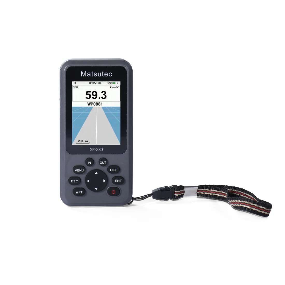 Matsutec GP-280 navigatore GPS portatile/localizzatore GPS marino ricevitore GPS portatile ad alta sensibilità/vari schermi di viaggio