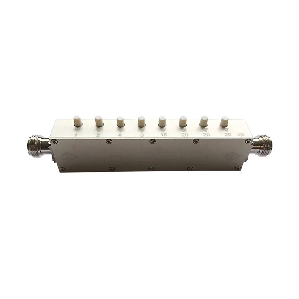 BEVOTOP 5W N Type Step Attenuator DC-3Ghz 1~90db N Female to Female RF coaxial Power Connector 50 Ohm BEVOTOP