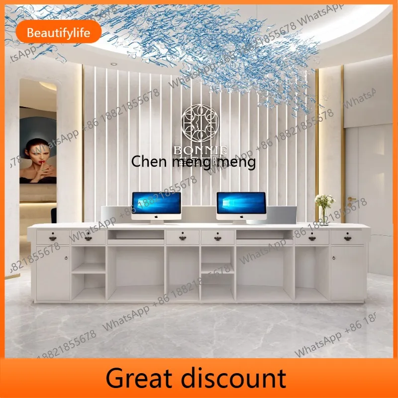 

M45 Салон красоты Барная краска Компания Касса Стол отеля Стол обслуживания из нержавеющей стали