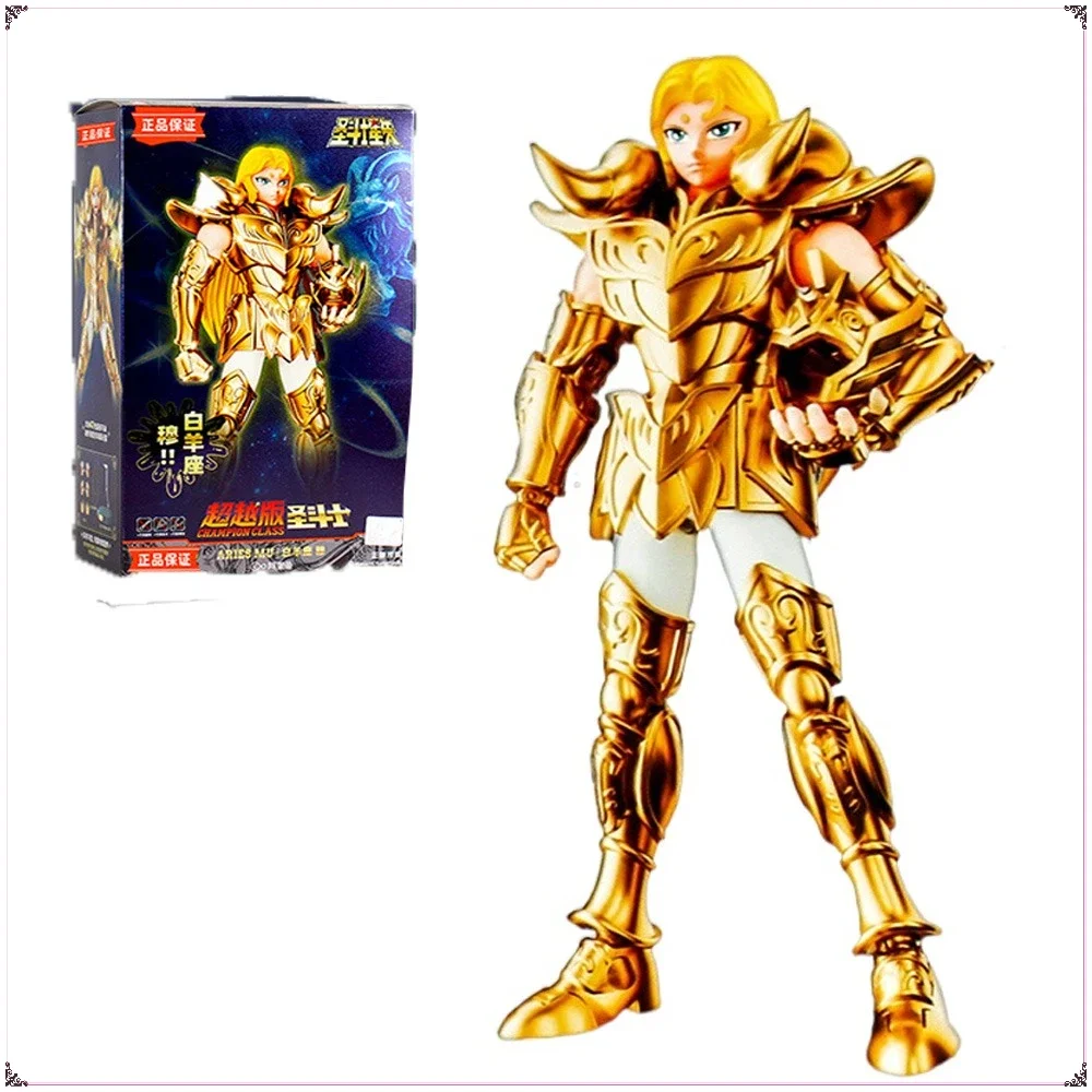 

Blokees Original Saint Seiya DIY Action Figures Scorpio Milo Leo Aiolia Aries Mu Anime Model Joint Mobility Kids Hobbies Gifts