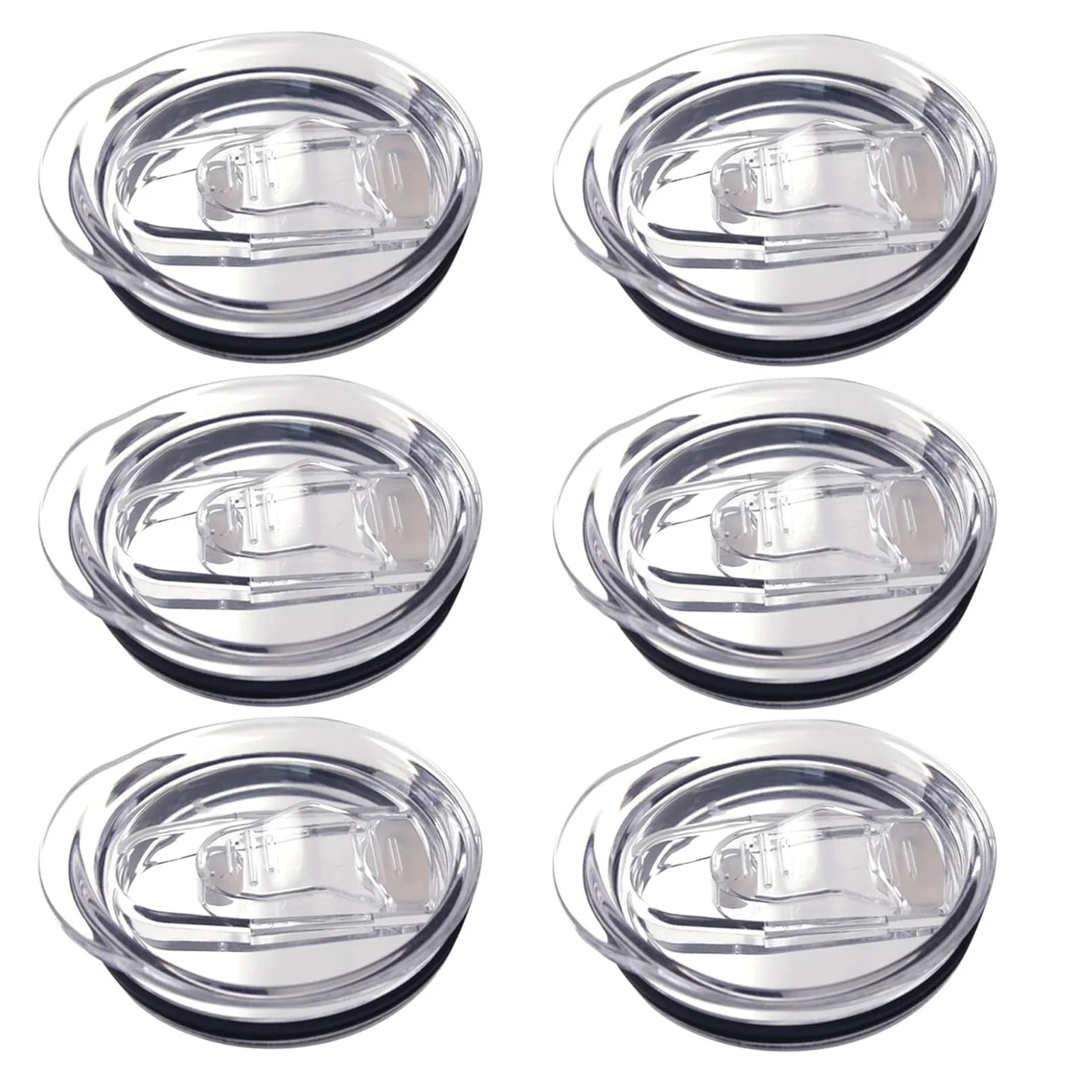 

100 шт., 20 унций, сменные крышки для тонкого стакана, прозрачные крышки, топы для кофейной чашки на 20 унций, 2,76-дюймовый стакан для рта, охладитель