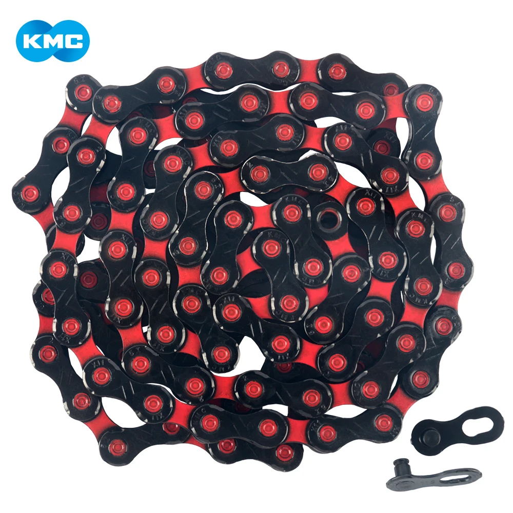 KMC MTB Chain 11S 12 Speed Road Bike Chains X11 X12 Mountain Bicycle Curren Red Black 118L 126 Links Cycling Replacement Parts