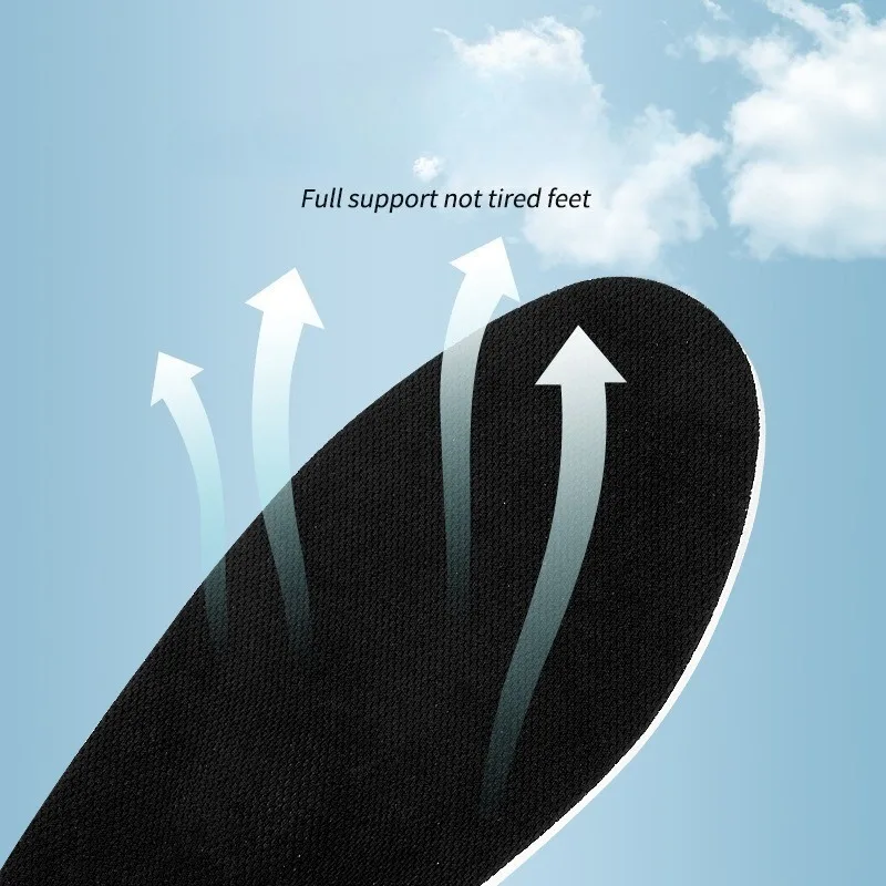 Semelles orthopédiques de soutien de la voûte plantaire pour pieds plats, en EVA haute élasticité, amortissantes, respirantes, pour hommes et femmes, usage quotidien